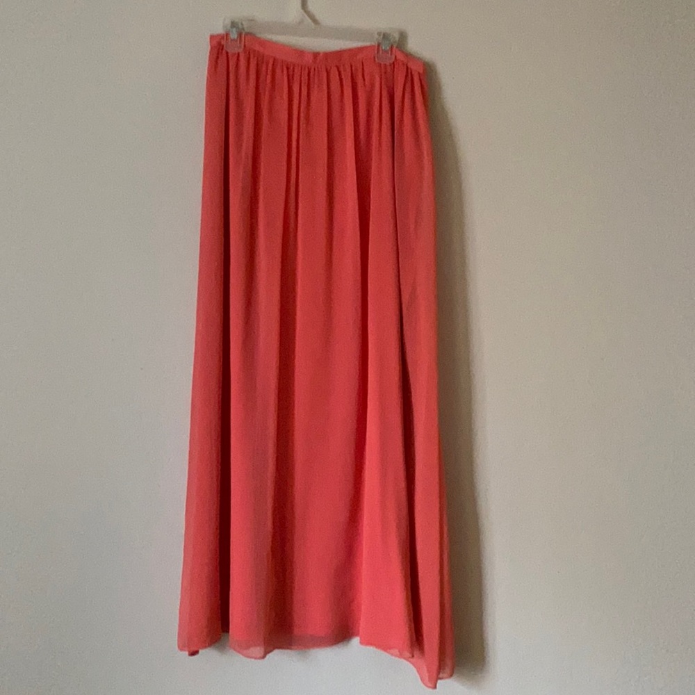 High Waisted Elegant Pink Skirt Size large